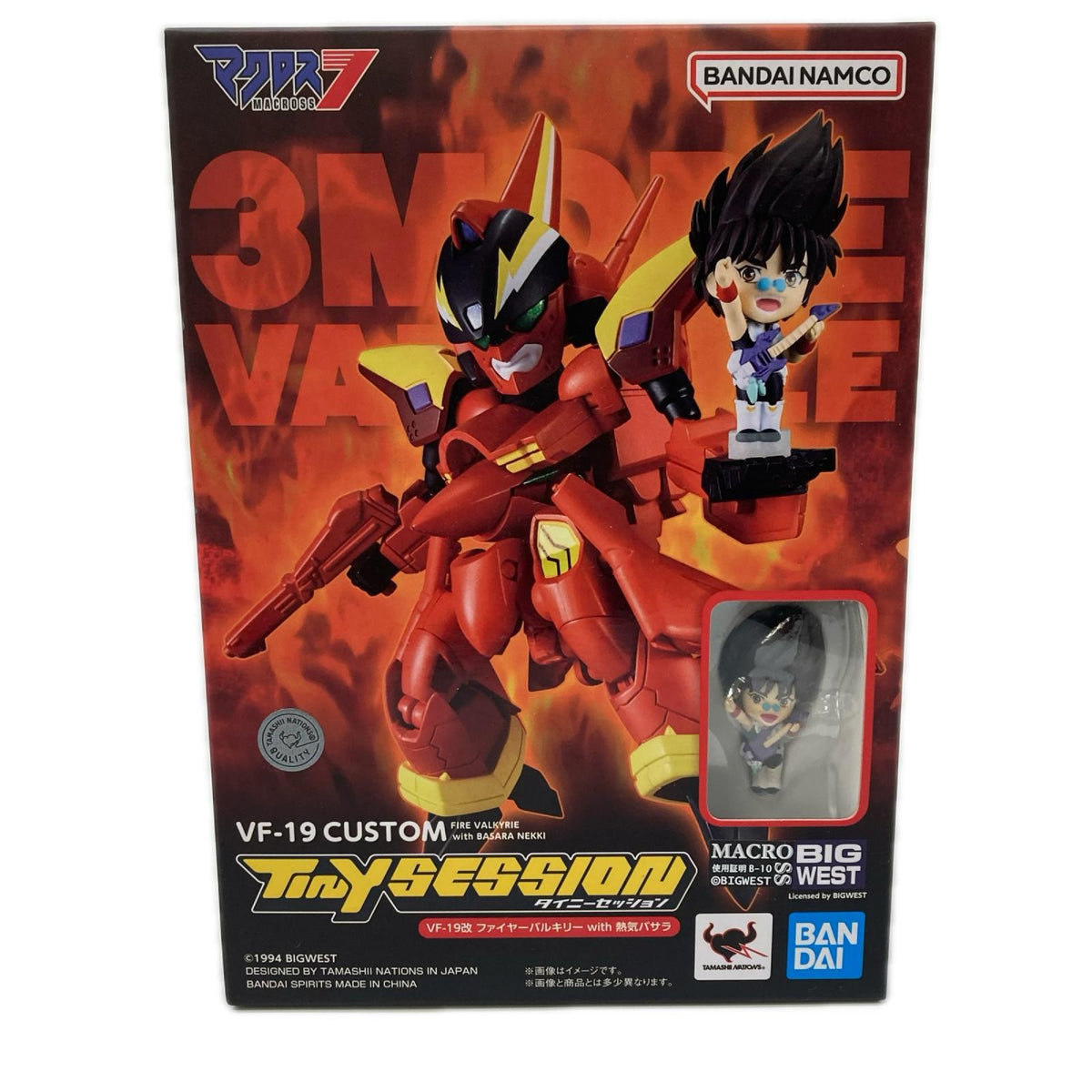 マクロス7 VF-19改 ファイヤーバルキリーwith熱気バサラ マクロス7 フィギュア/グッズ