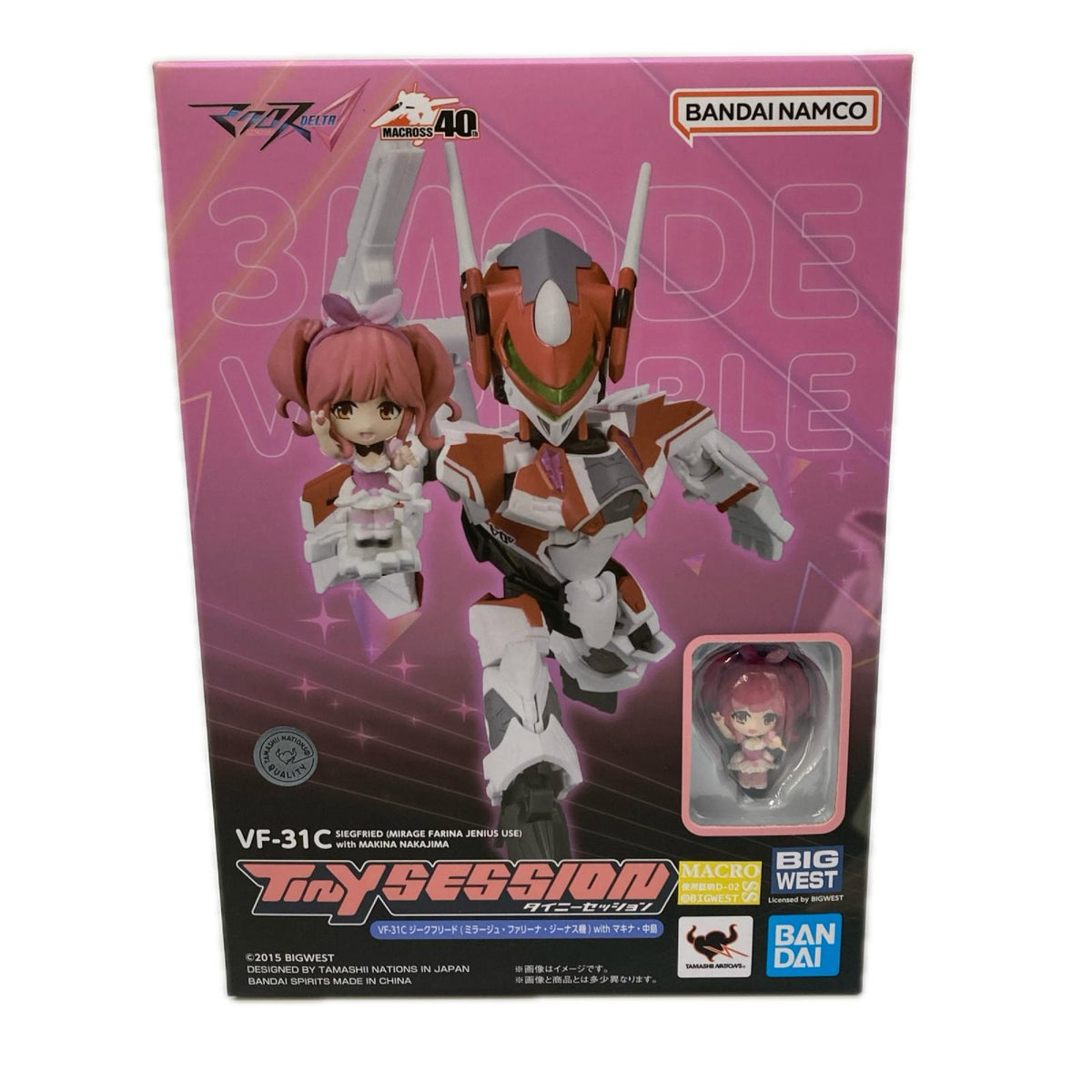マクロスΔ タイニーセッション VF-31C with マキナ マクロスΔ フィギュア/グッズ