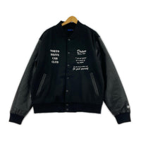 ブルゾン tokyo drive car club varsity jacket-M M ブラック