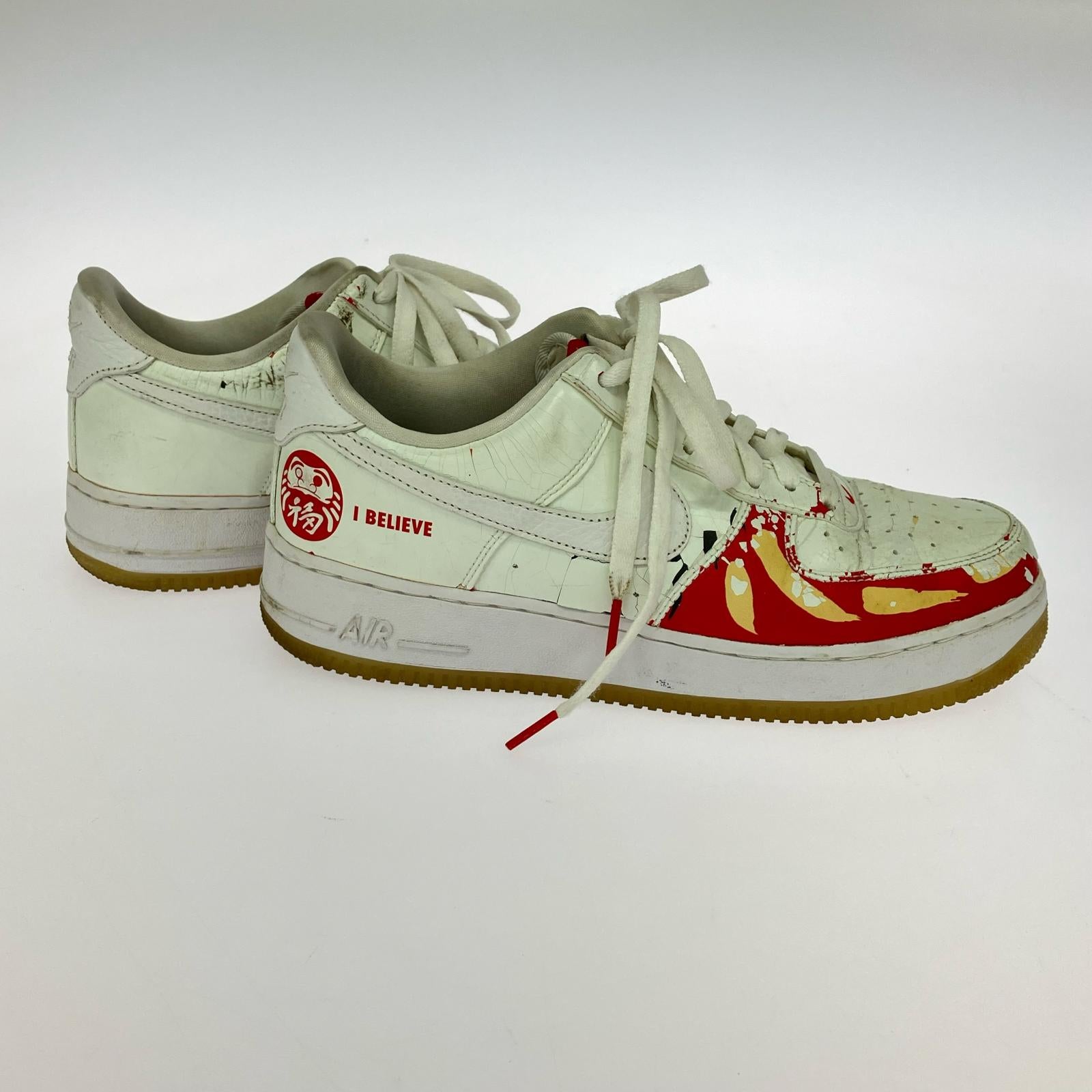 スニーカー Air Force 1 Low Daruma I BELIEVE (27.5㎝) 27.5cm (US9 1/2 UK9 EU45) ホワイト