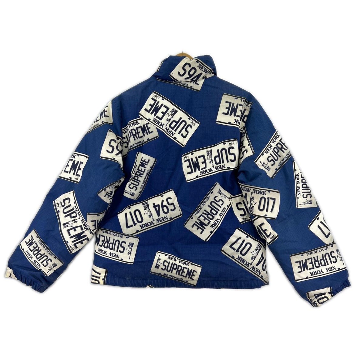 ダウンベスト 17AW License Plate Puffy Jacket S