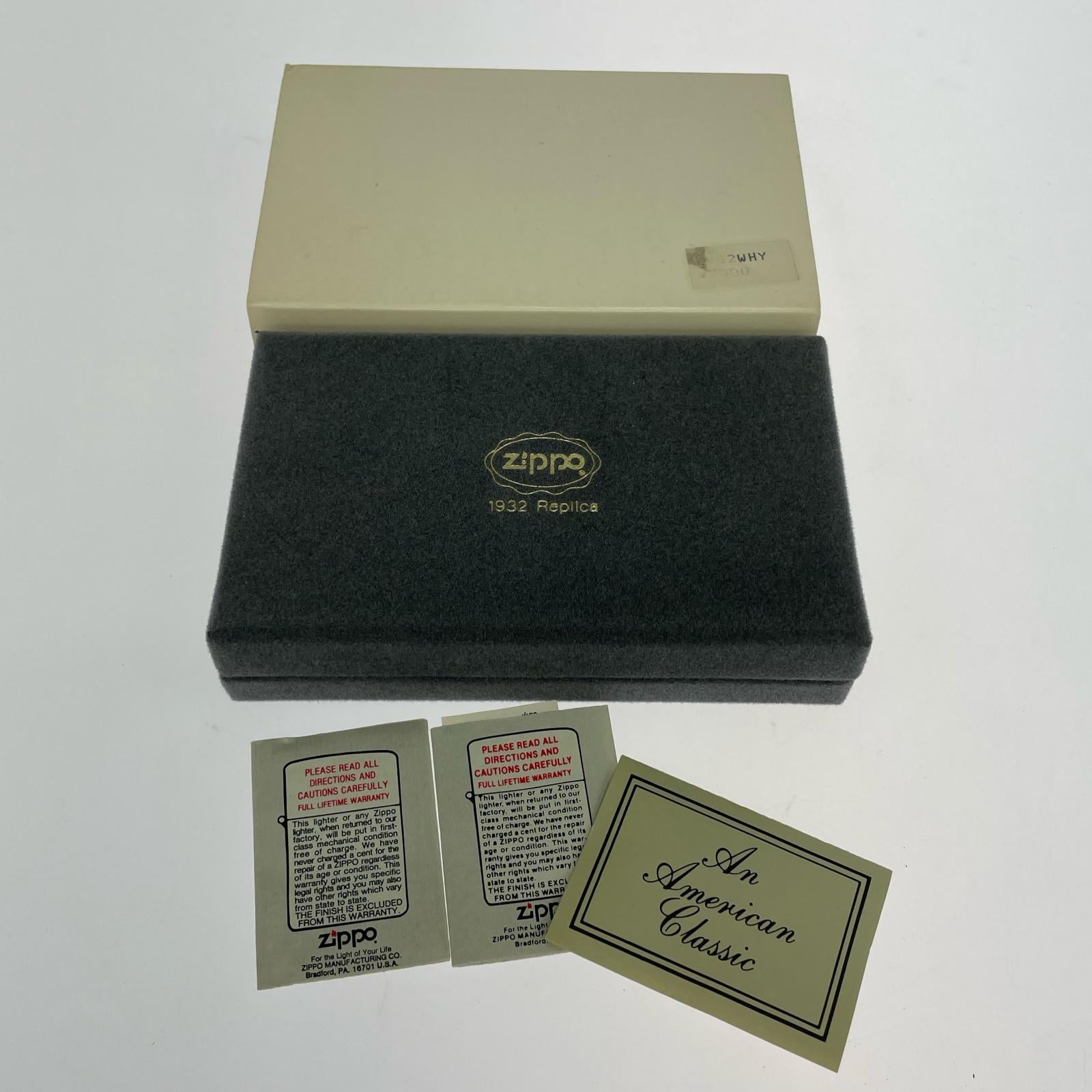 ライター ZIPPO 1932 REPLICA シルバー