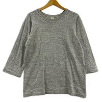 長袖Tシャツ WAREHOUSE 七分袖ラグランTEE GRY (M) M グレー