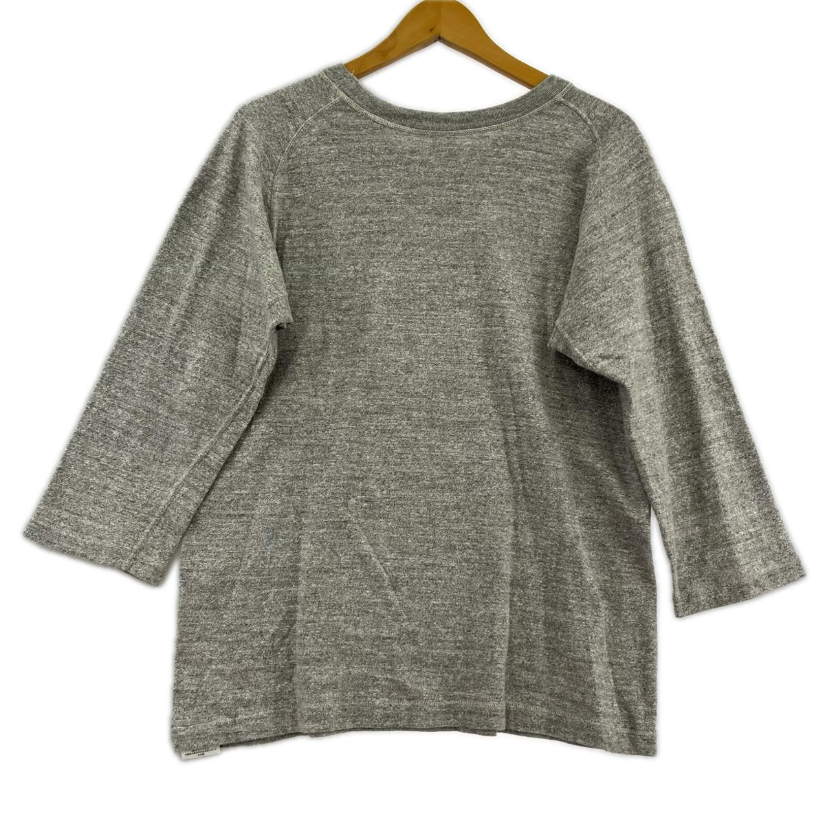 長袖Tシャツ WAREHOUSE 七分袖ラグランTEE GRY (M) M グレー