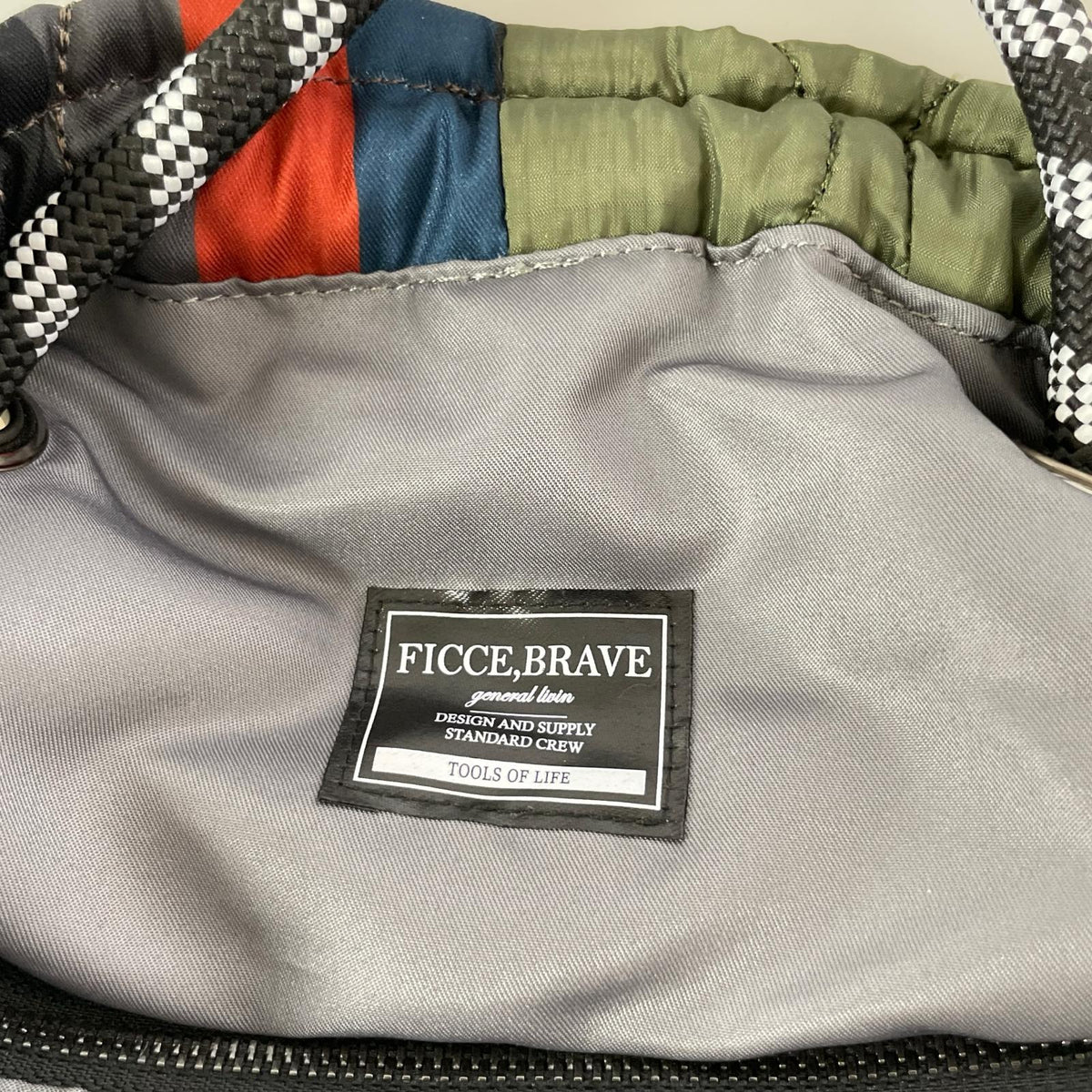 ショルダーバッグ FICCE BRAVE ナイロンキルティング バッグ