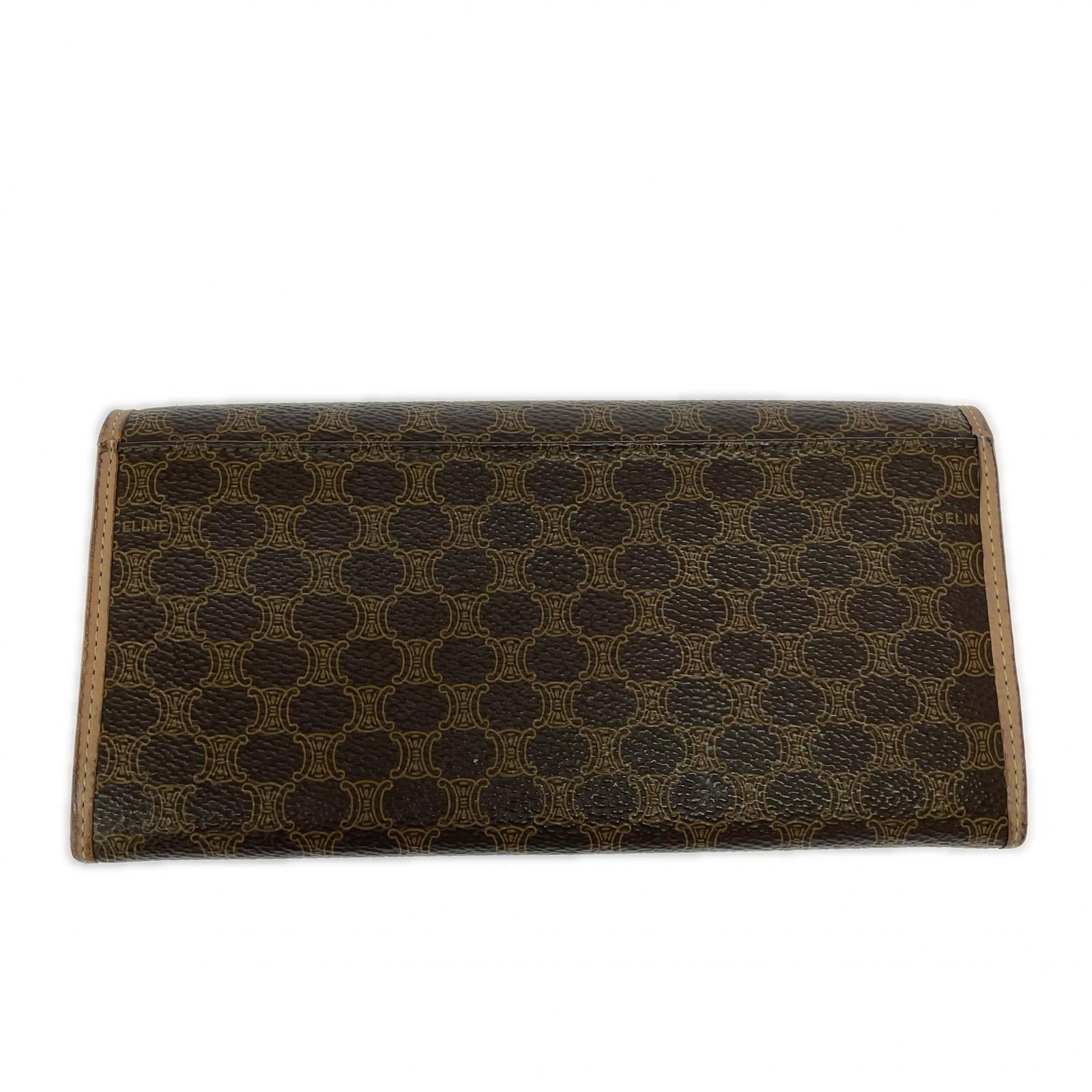 CELINE マカダム ロングウォレット