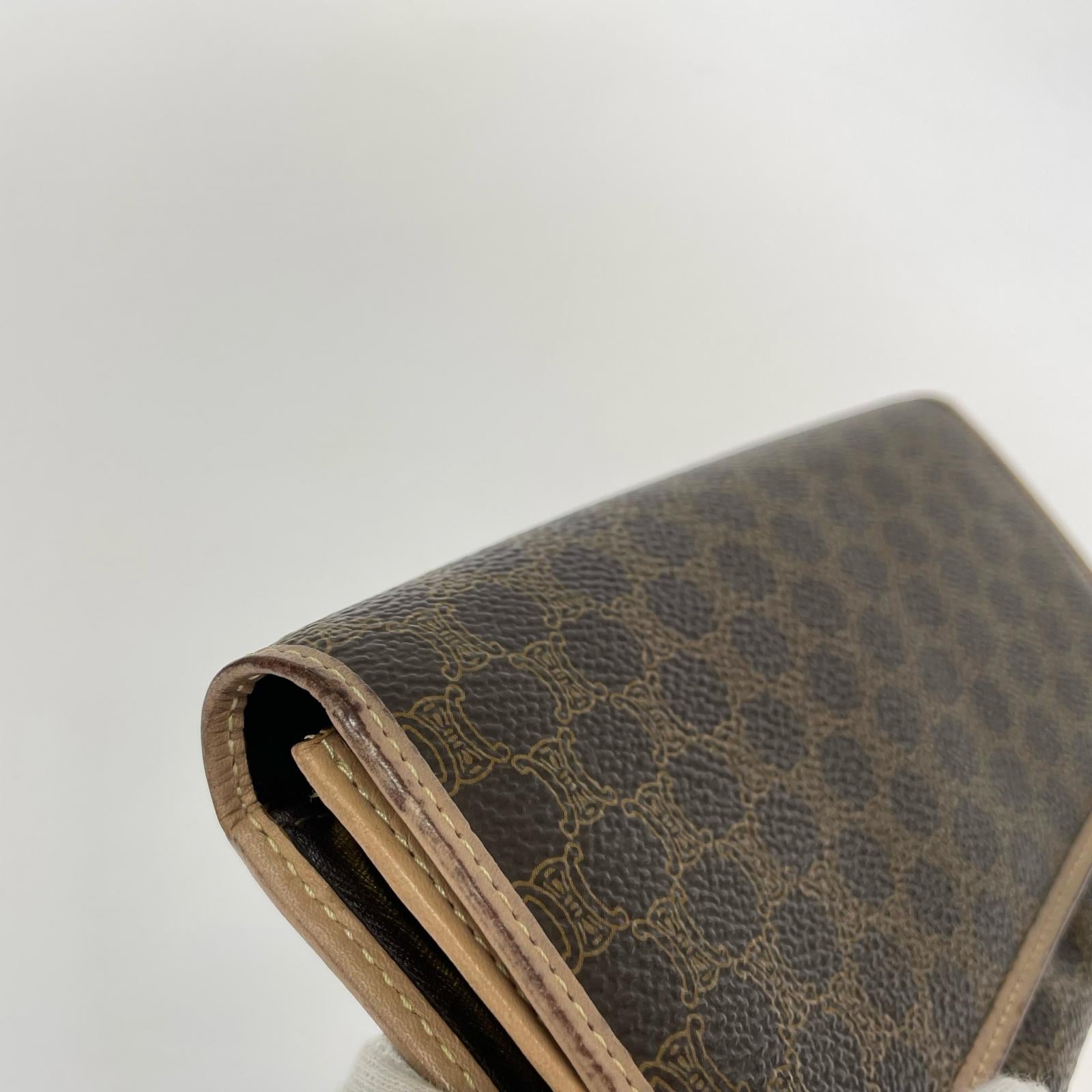 CELINE マカダム ロングウォレット