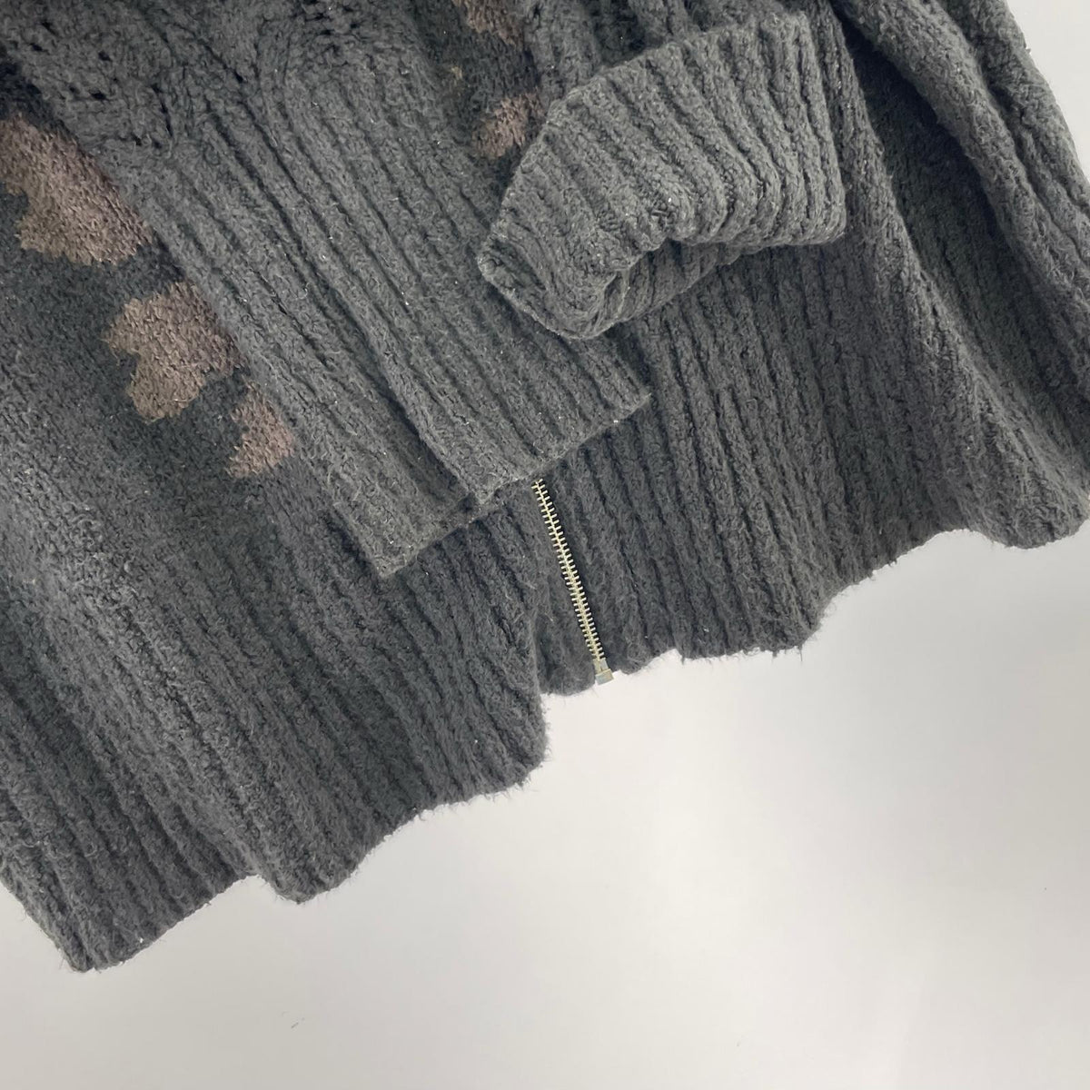 ジャケット CALL PAPER-CUT KNIT BLOUSON 25AW ブラック