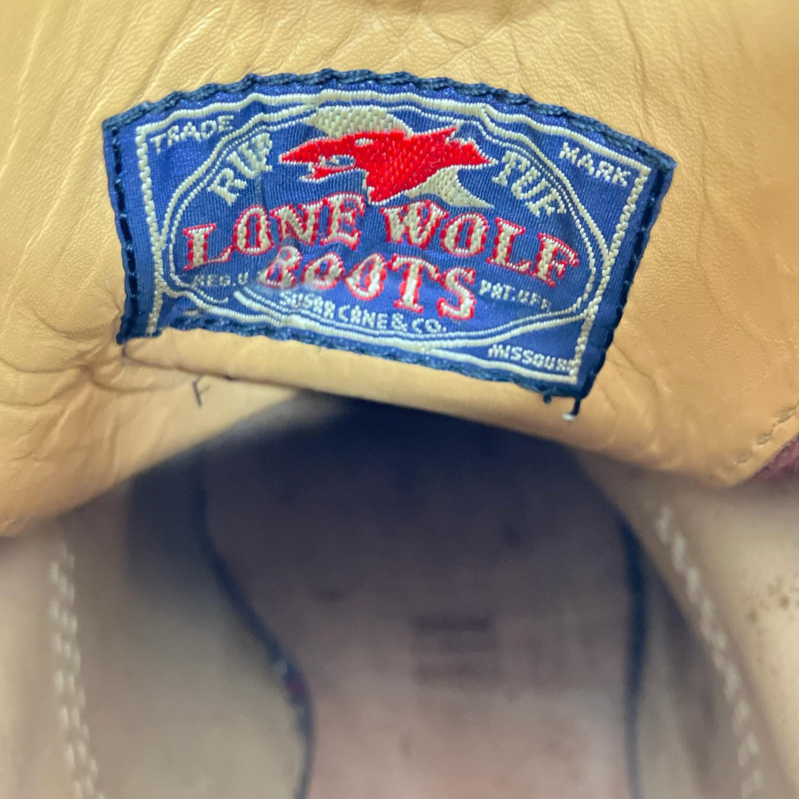 ブーツ LONE WOLF BOOTS CARPENTER 茶 (US9.5) ブラウン