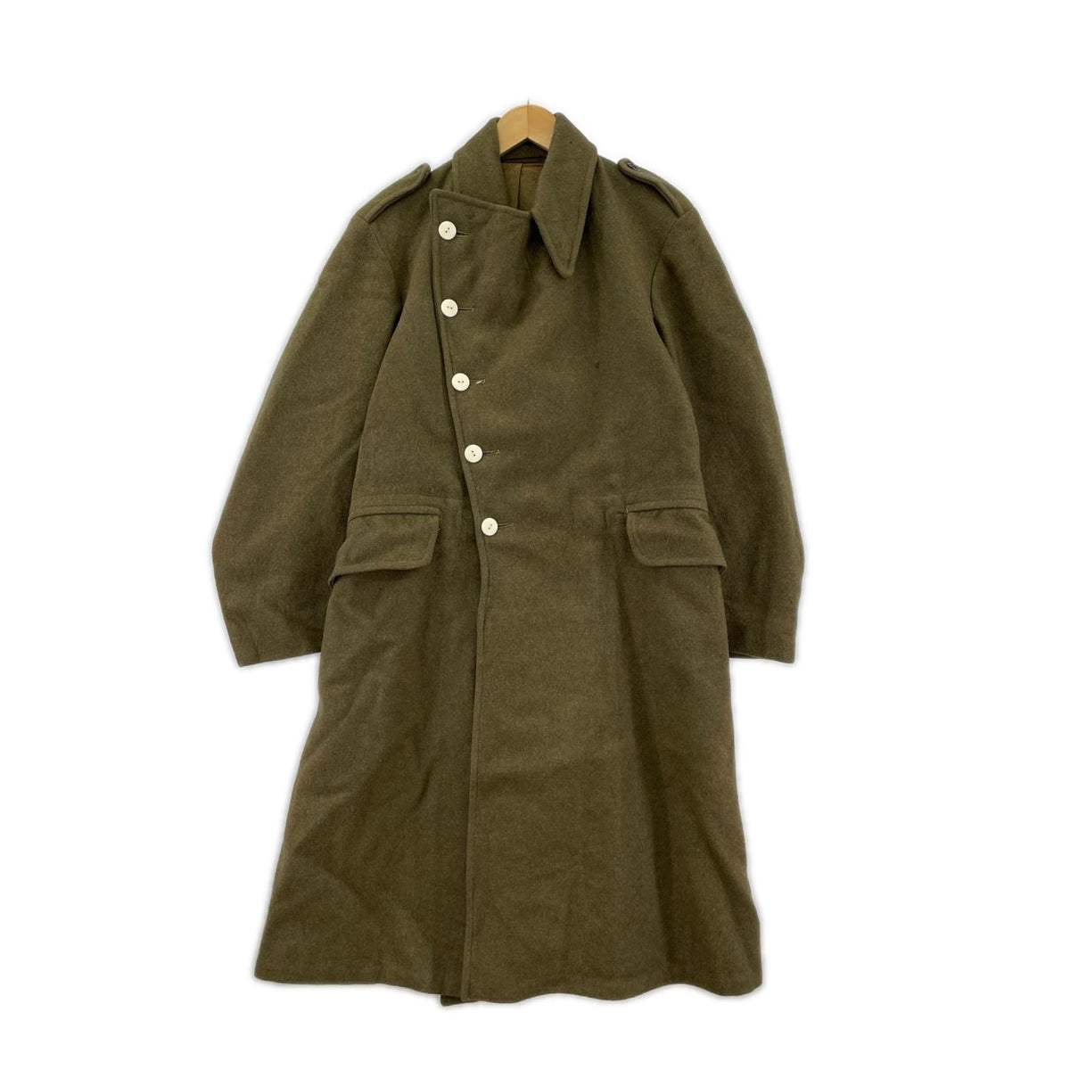 ジャケット イギリス軍 53年 グレートコート ダブルブレスト カーキ (3)