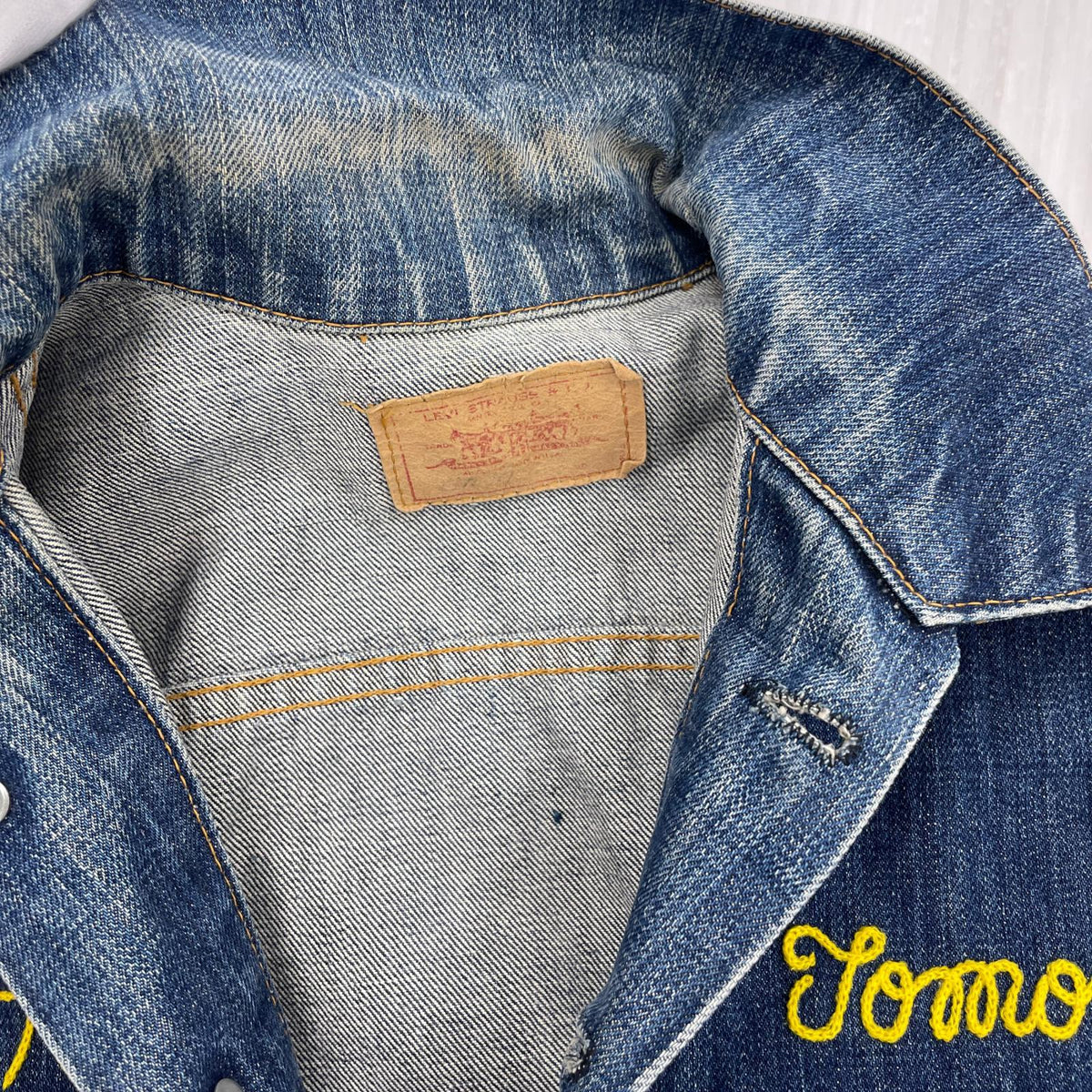長袖シャツ Levi's 70s BIGE 70505 カットオフ デニムジャケット