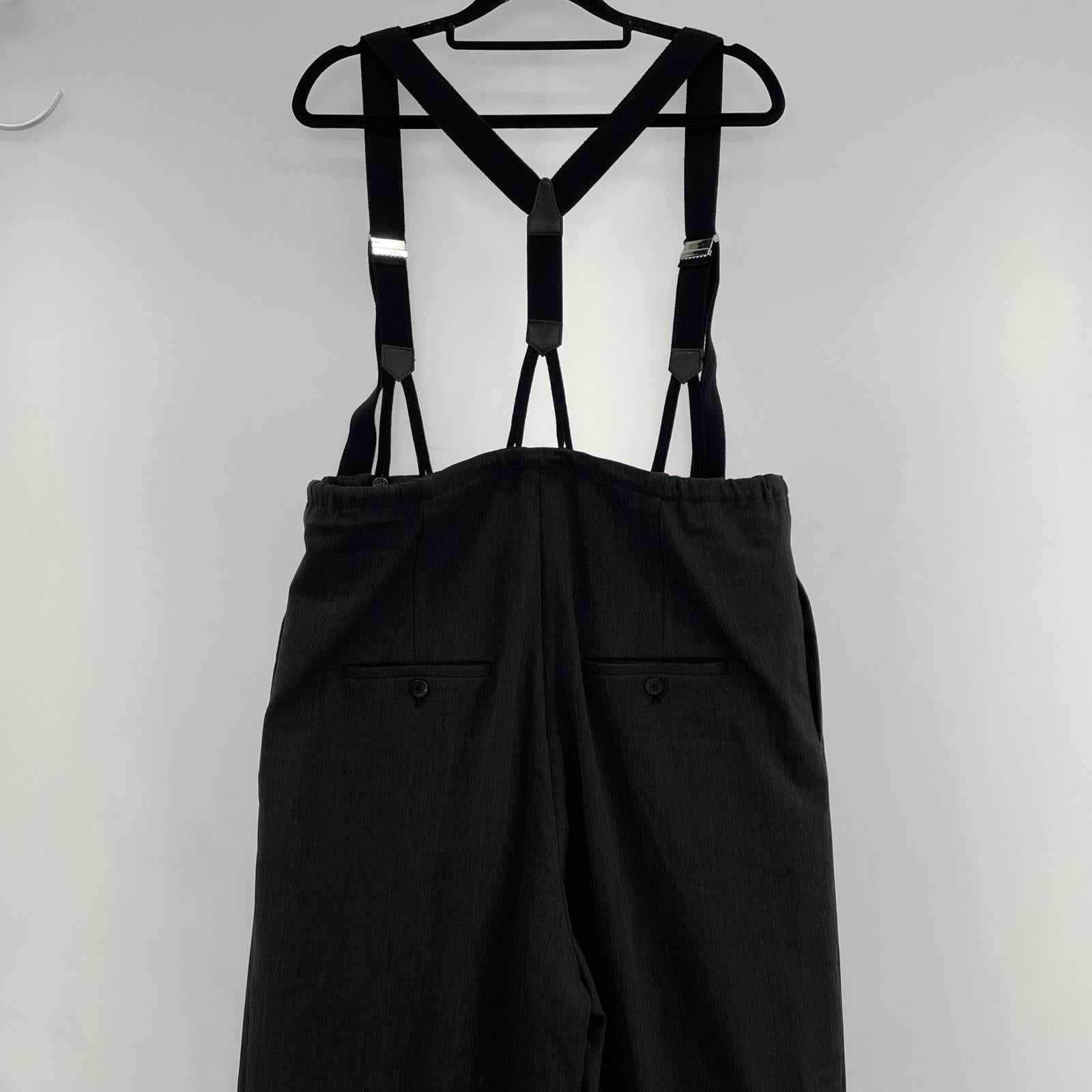 パンツ TODAYFUL サスペンダーハイウエストパンツ 38 グレー 38 グレー