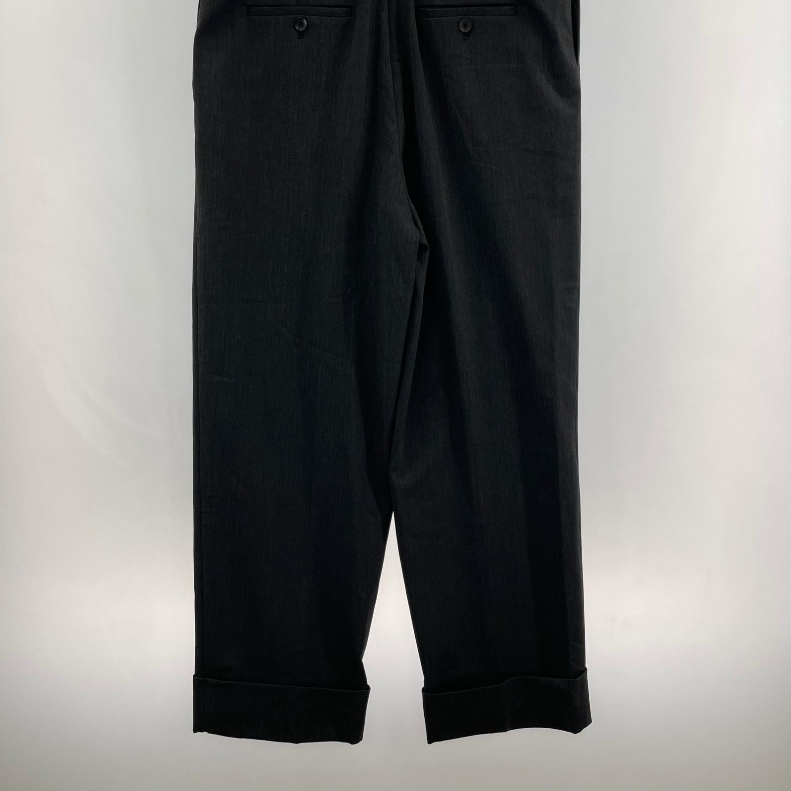 パンツ TODAYFUL サスペンダーハイウエストパンツ 38 グレー 38 グレー