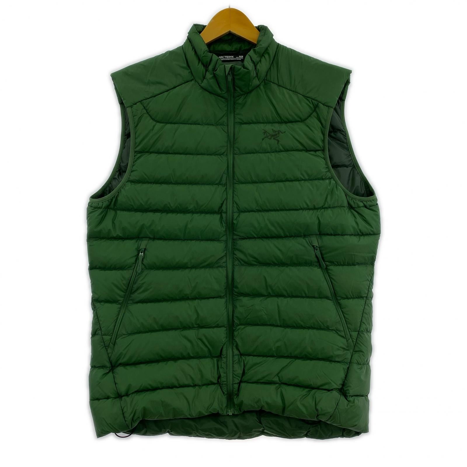 ダウンベスト CERIUM LT VEST GRN M M グリーン