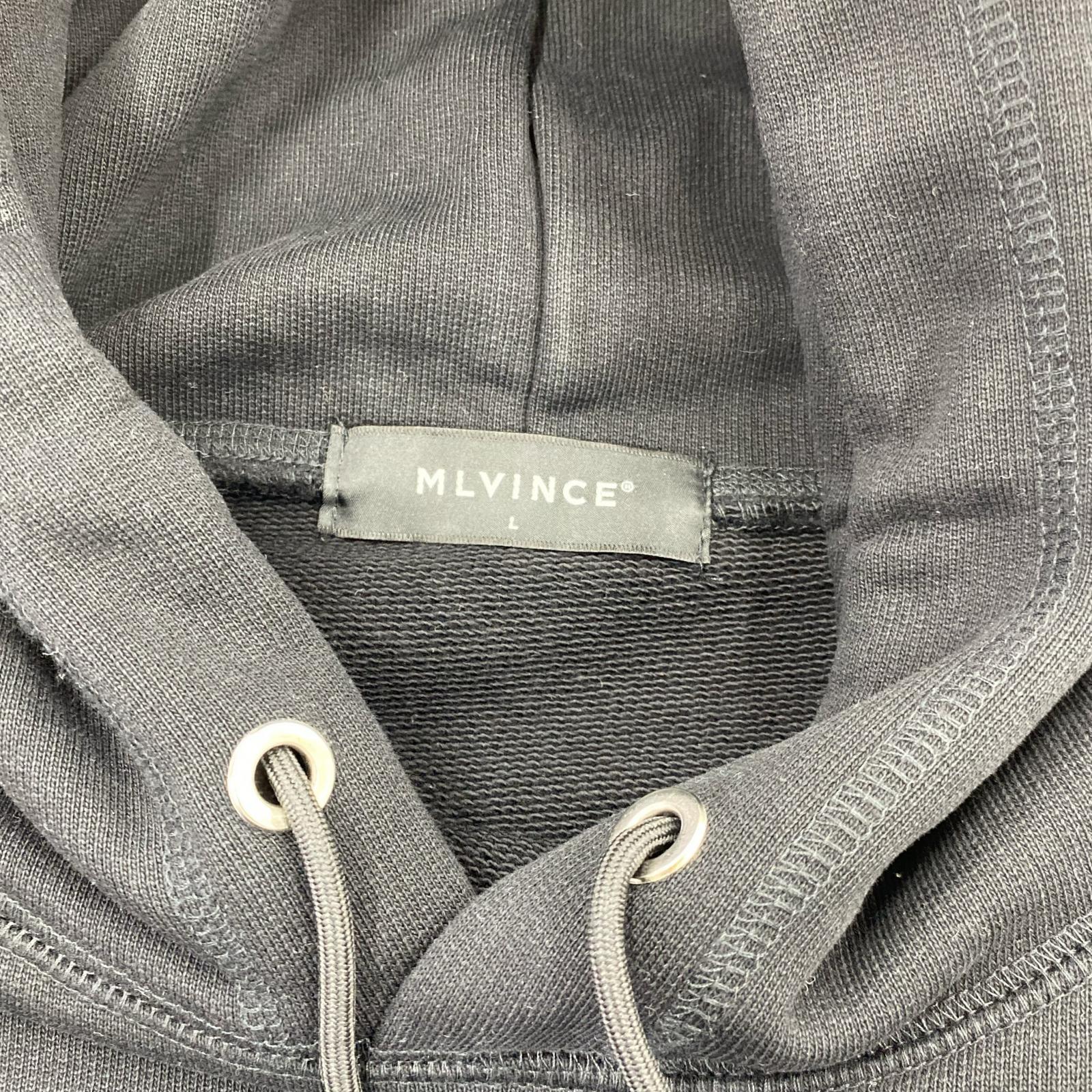 パーカー MLVINCE 23aw パーカー L ブラック