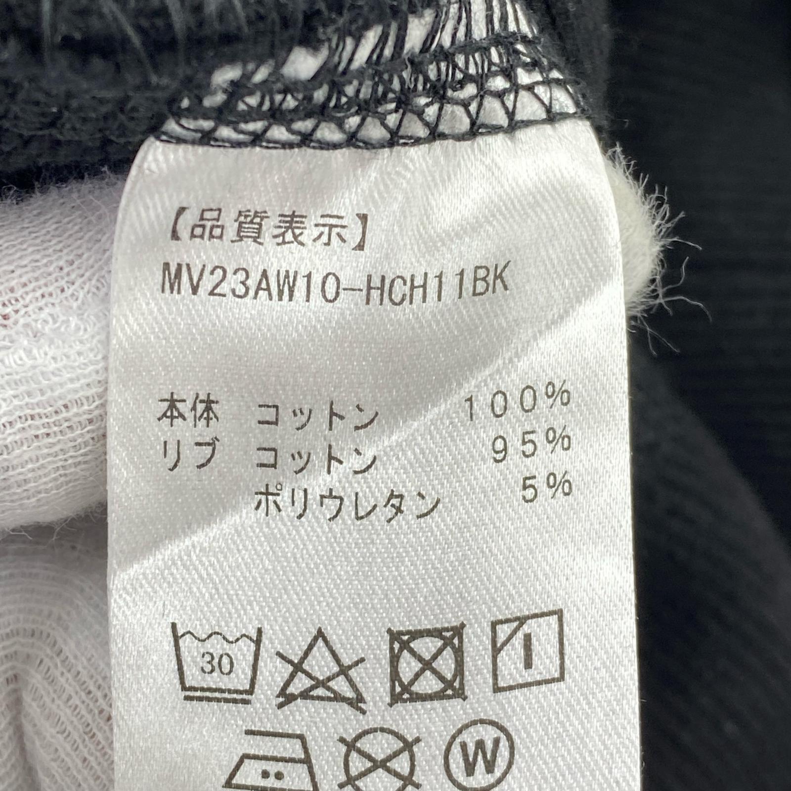 パーカー MLVINCE 23aw パーカー L ブラック