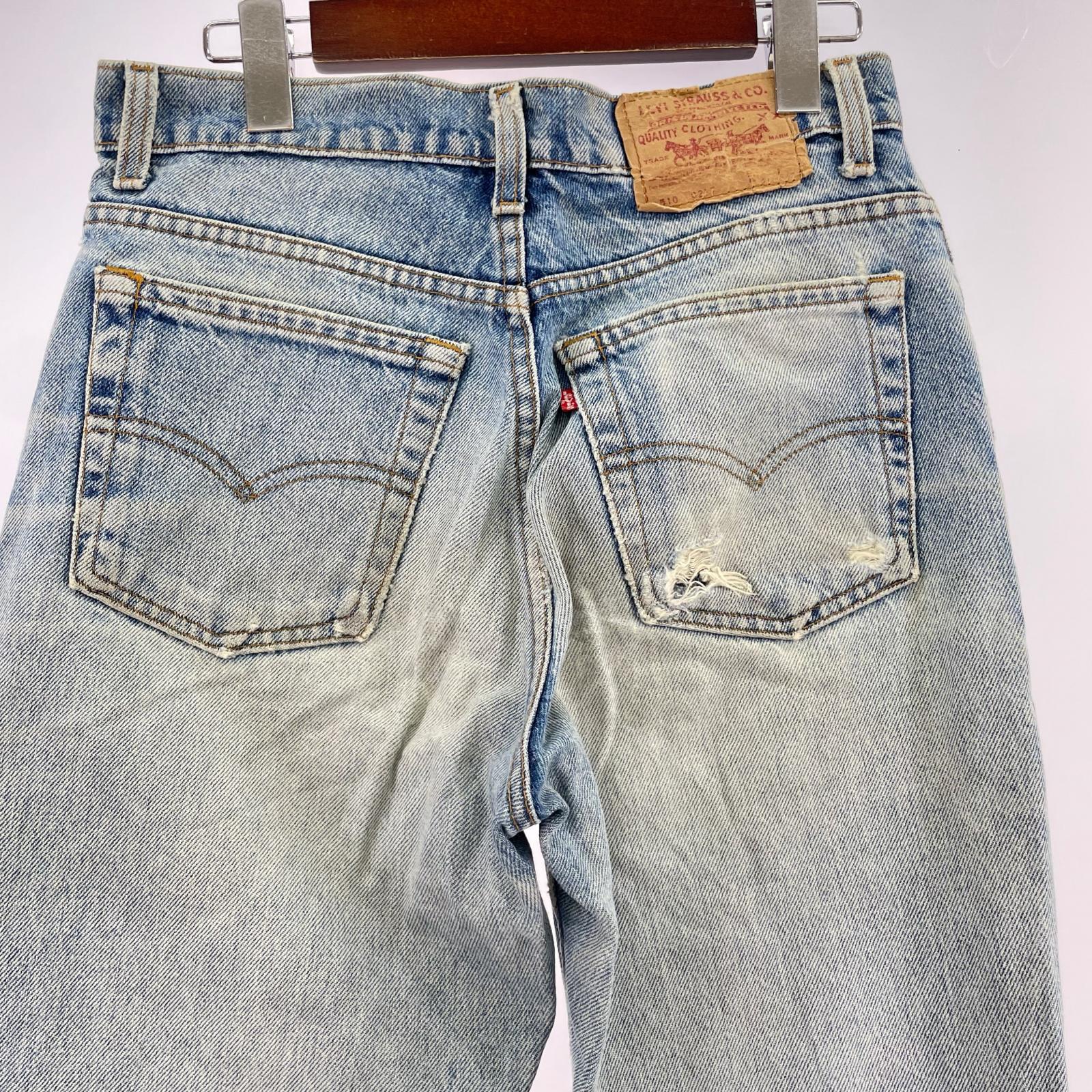 デニムパンツ 90s 510-0217 IDG ダメージデニム 31 ブルー