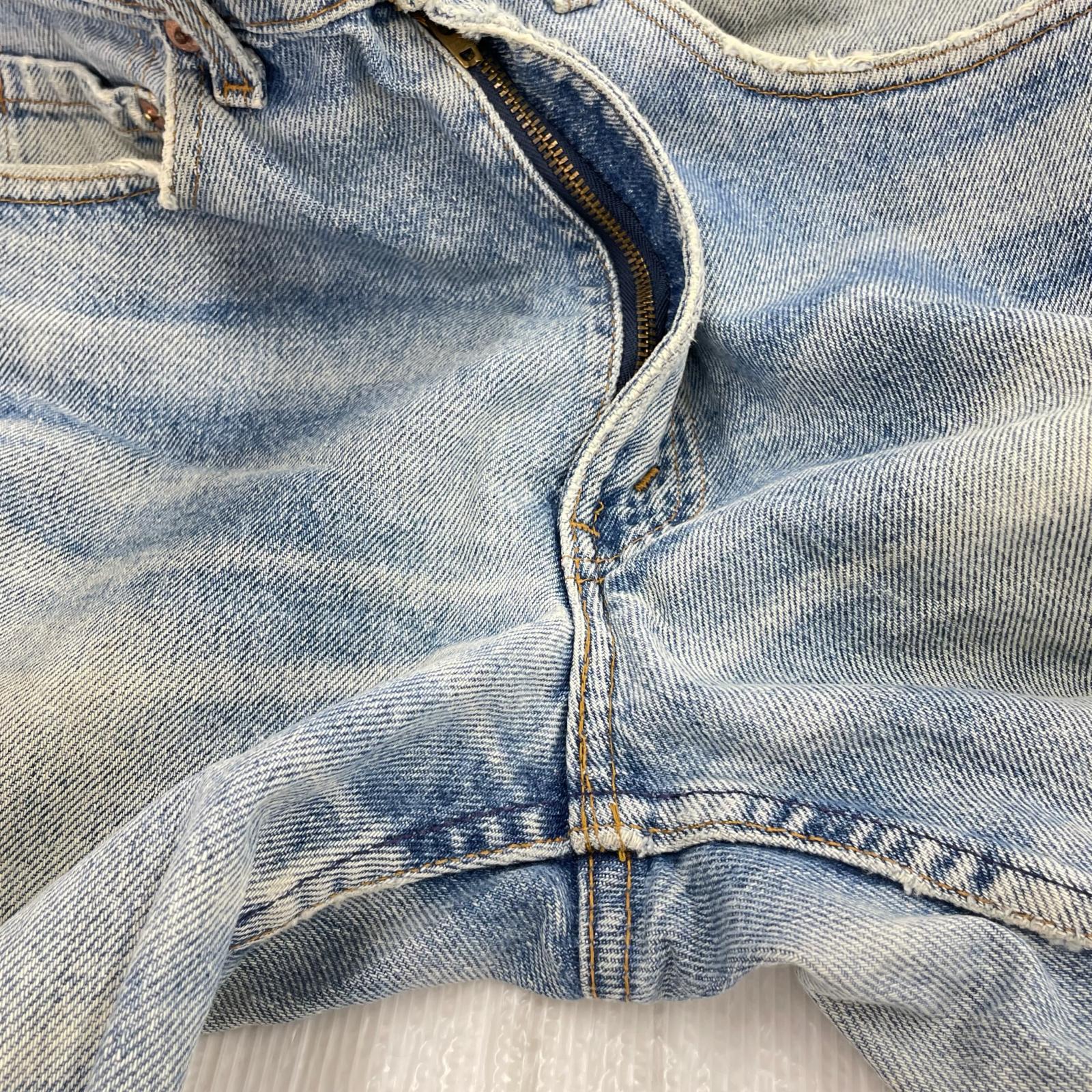 デニムパンツ 90s 510-0217 IDG ダメージデニム 31 ブルー