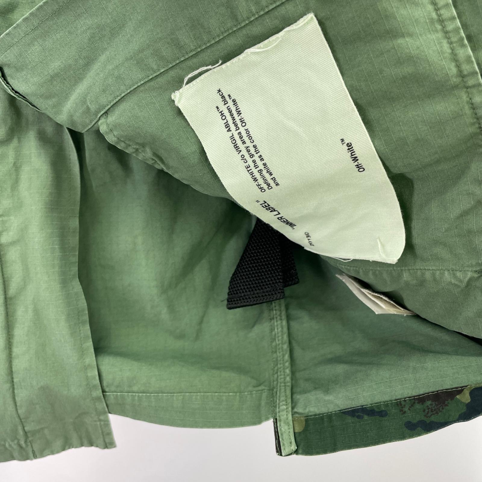 ジャケット OFF-WHITE FIELD JACKET OVERDYED カモ柄 (XXS)