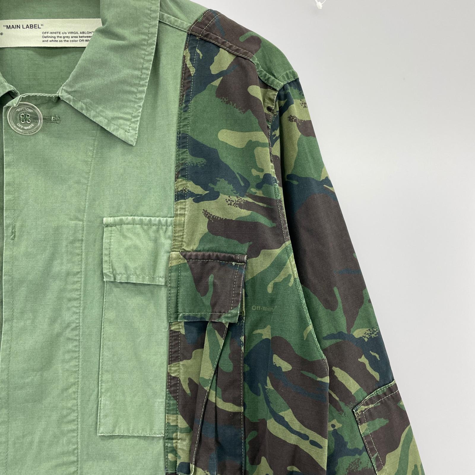 ジャケット OFF-WHITE FIELD JACKET OVERDYED カモ柄 (XXS)