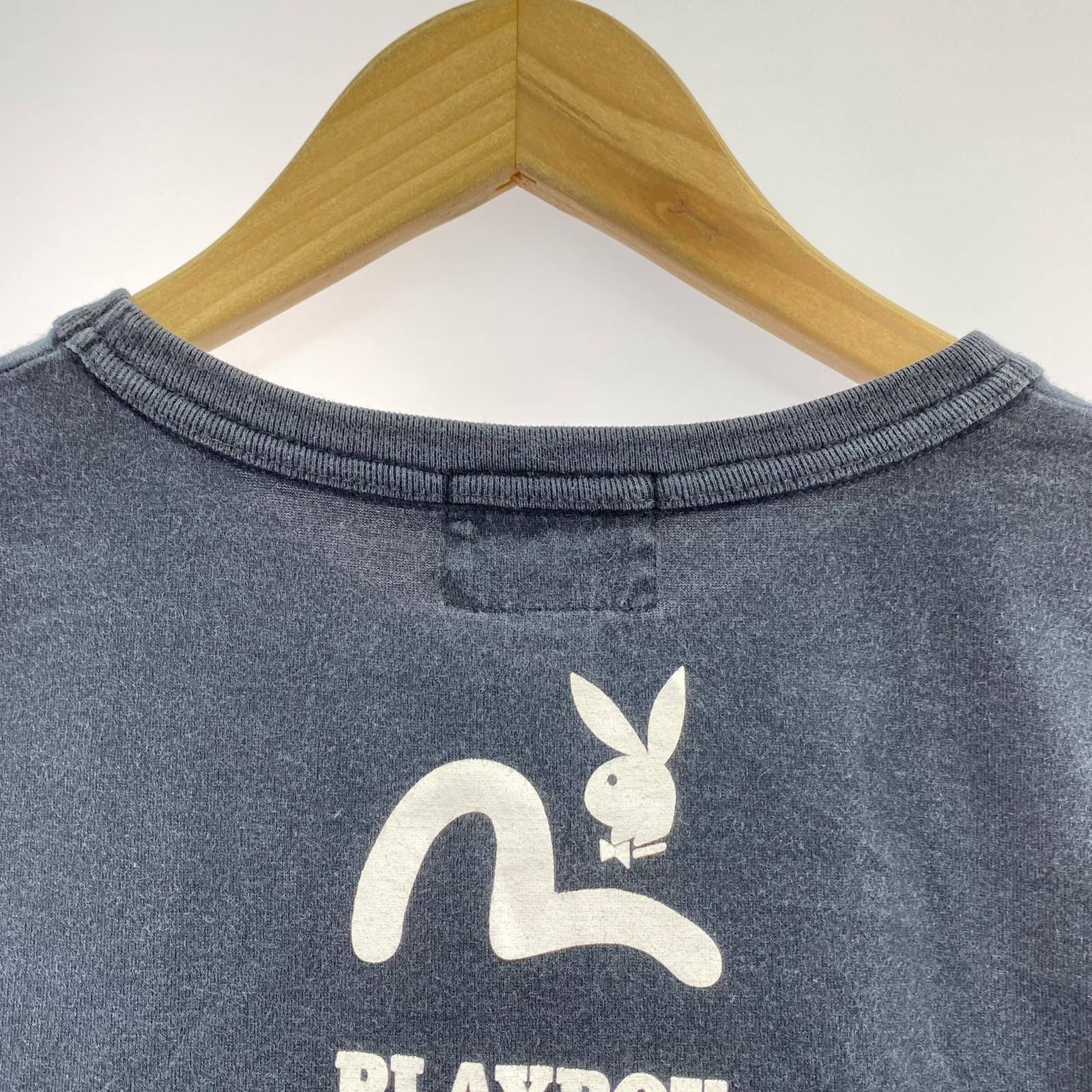 半袖Tシャツ × PLAYBOY 黒(44) ブラック
