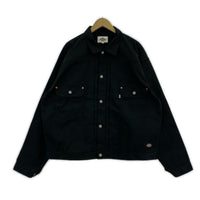 ジャケット SAPeur×Dickies コラボ 2ndタイプ トラッカージャケット 黒 ブラック