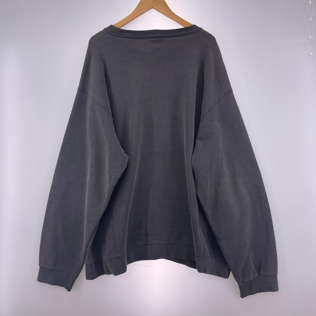 スウェット 90s POスウェット フェード XXL ブラック