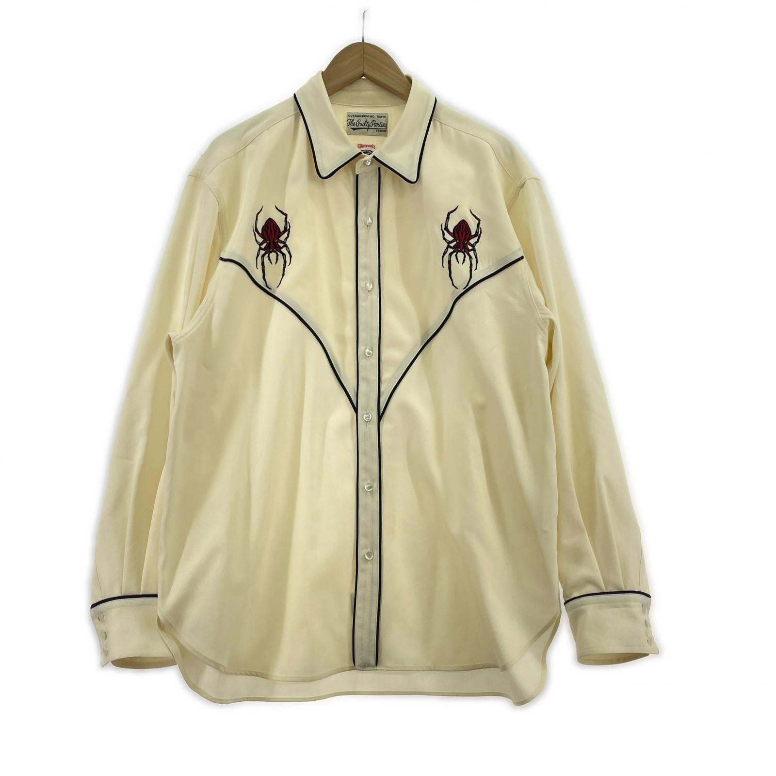 長袖シャツ WOLF'S HEAD Western Shirt L/S (TYPE-1)-L L