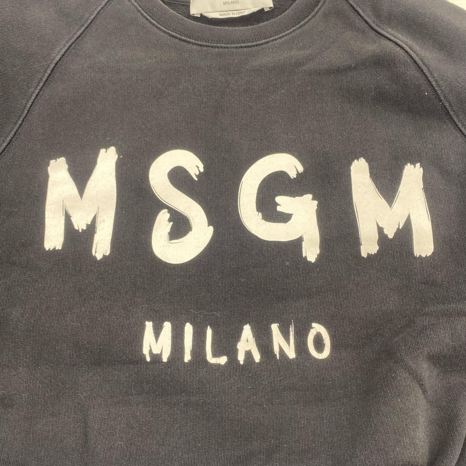 スウェット MSGM スウェット・トレーナー S ブラック