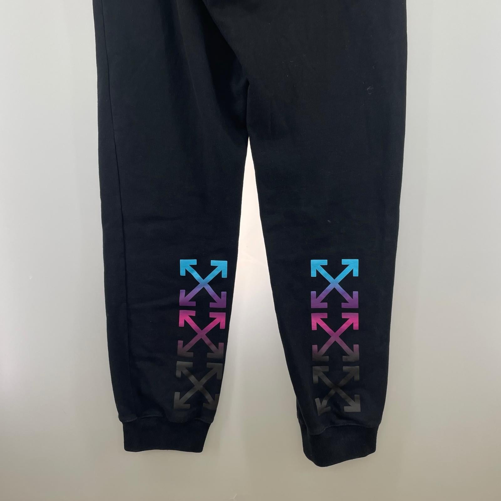 パンツ OFF-WHITE GRADIENT ARROW PANTS 黒 (XL) ブラック