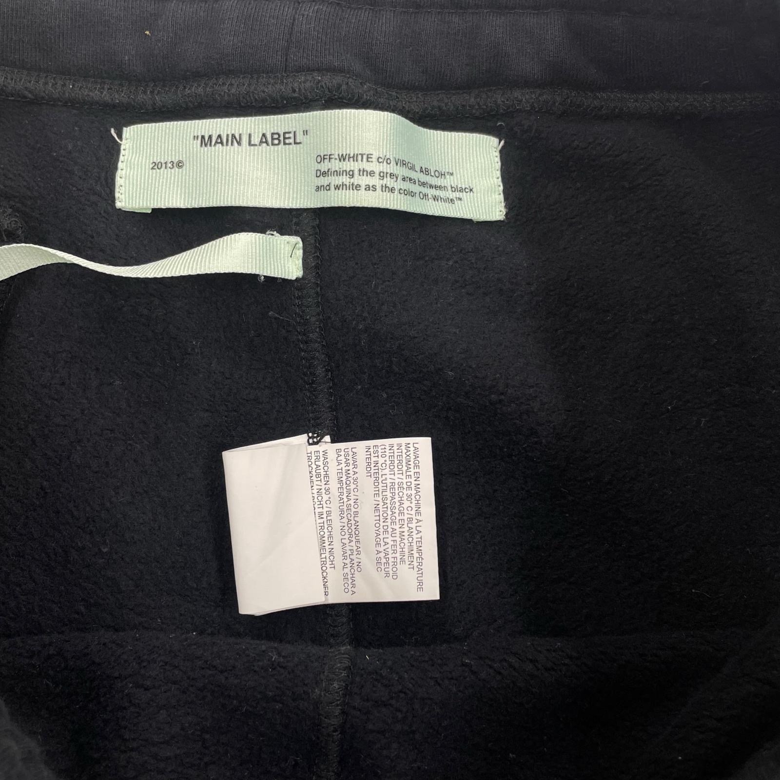 パンツ OFF-WHITE GRADIENT ARROW PANTS 黒 (XL) ブラック