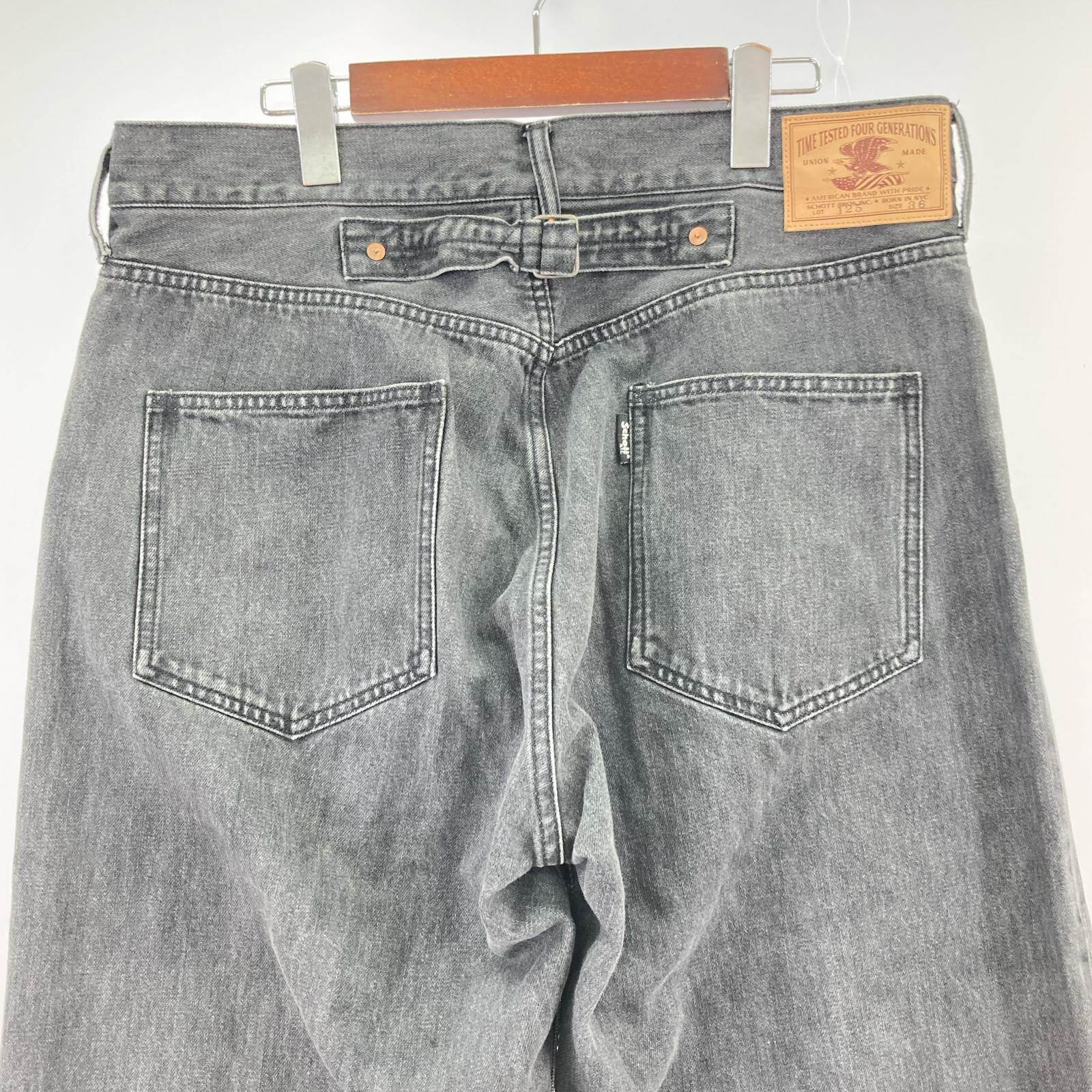 デニムパンツ Lot125 W36 ウォッシュデニム グレー 36 グレー