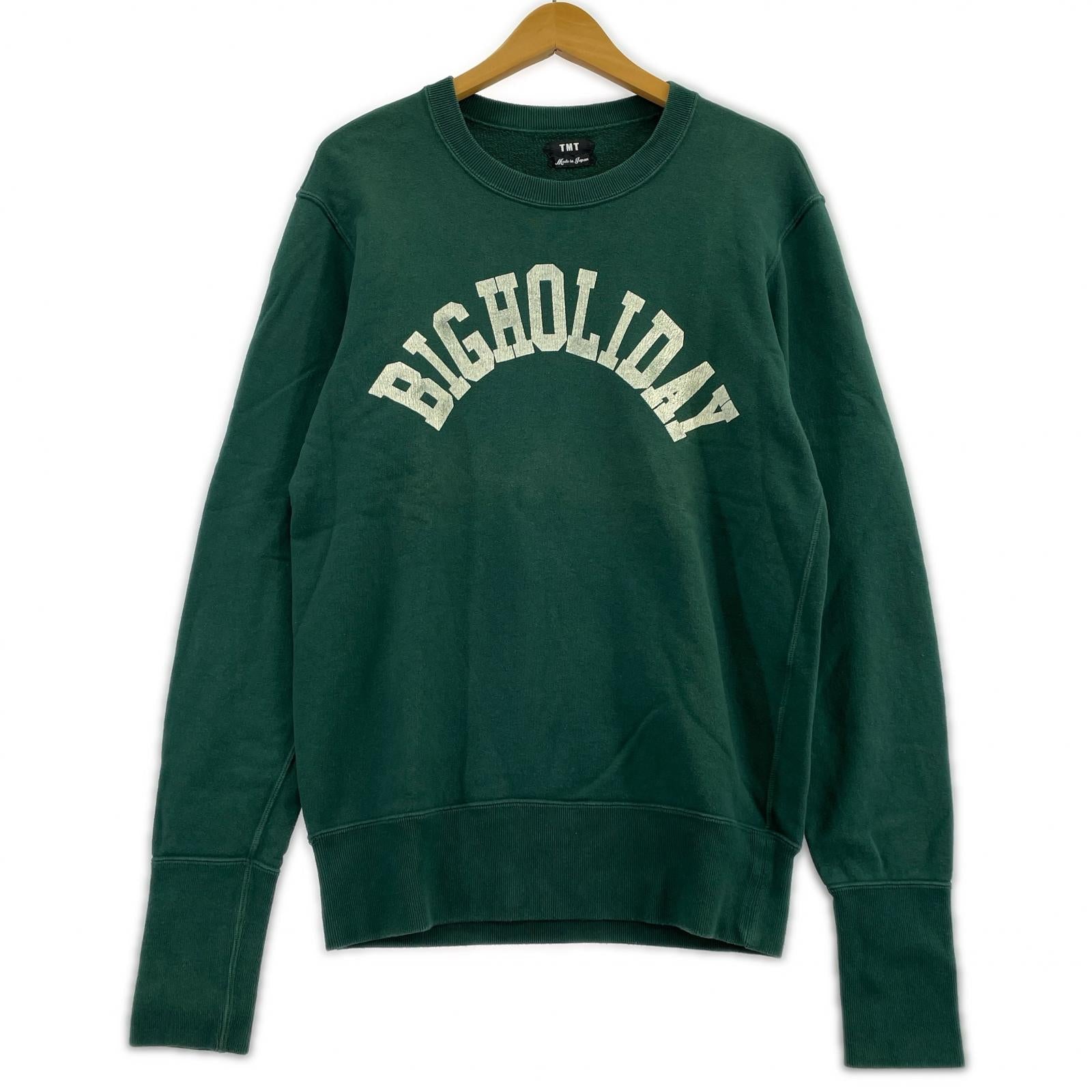 スウェット BIG HOLIDAY スウェット M M グリーン