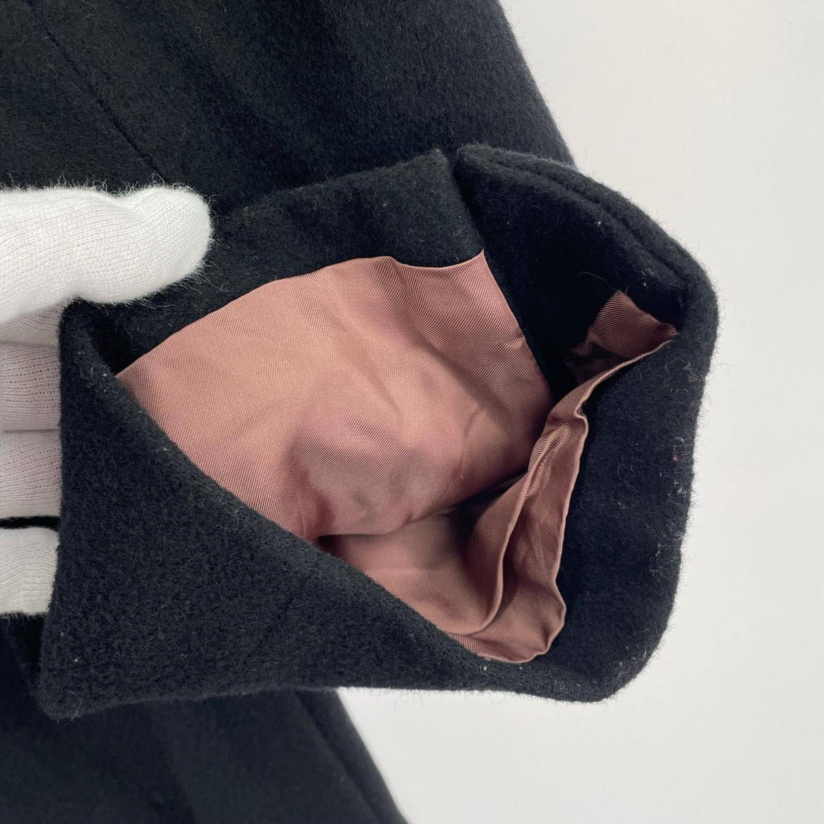 ジャケット Paul Smith コート カシミヤ混 ブラック
