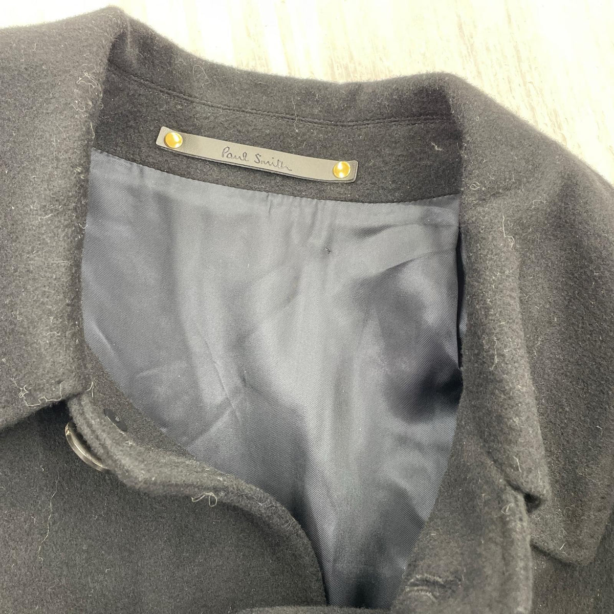 ジャケット Paul Smith コート カシミヤ混 ブラック