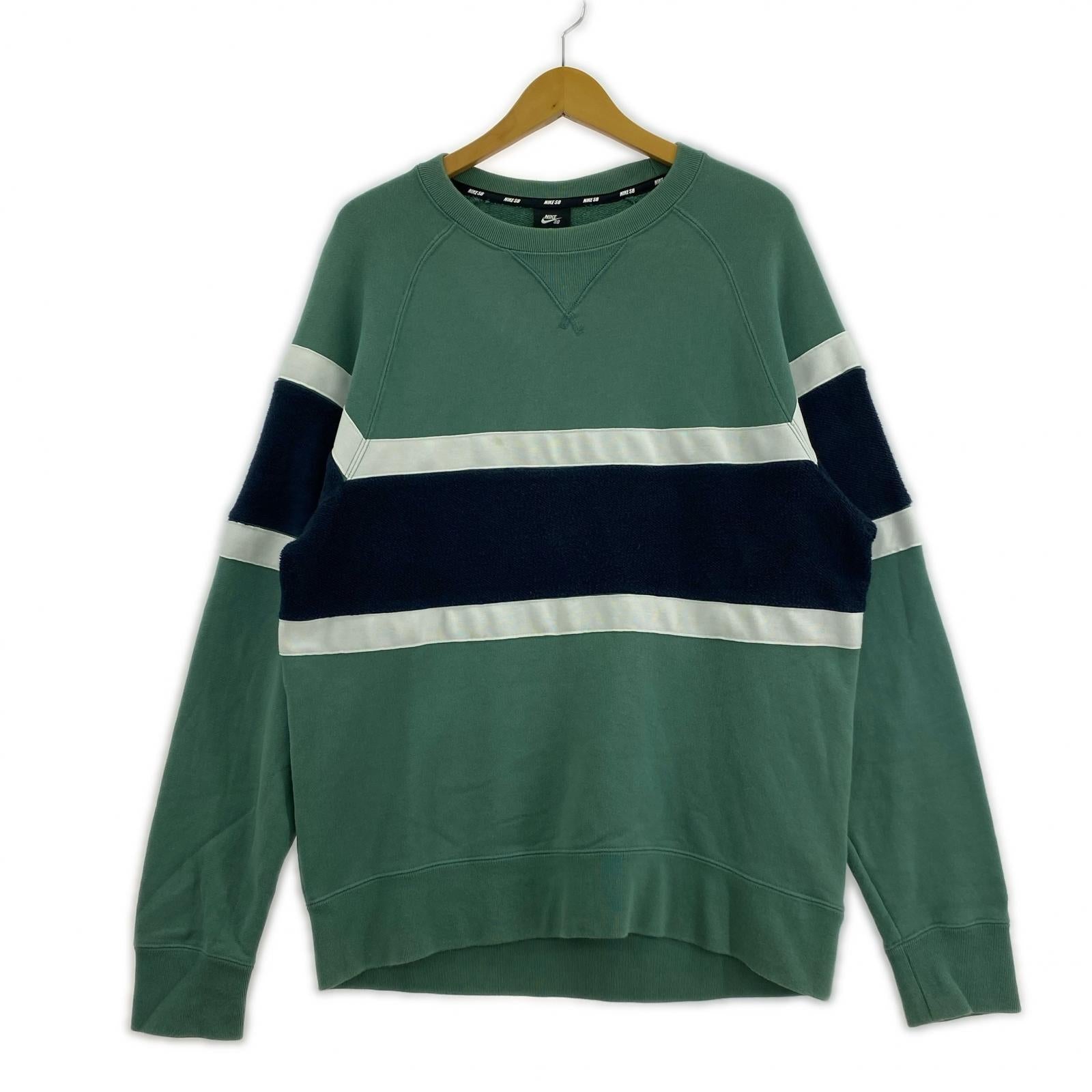 スウェット クルーネック グリーン XL グリーン