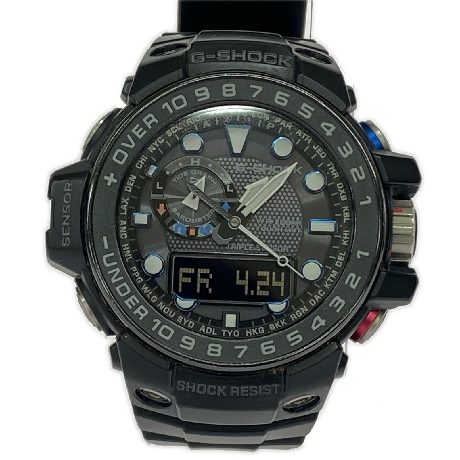 腕時計 G-SHOCK ガルフマスター GWN-1000B ブラック
