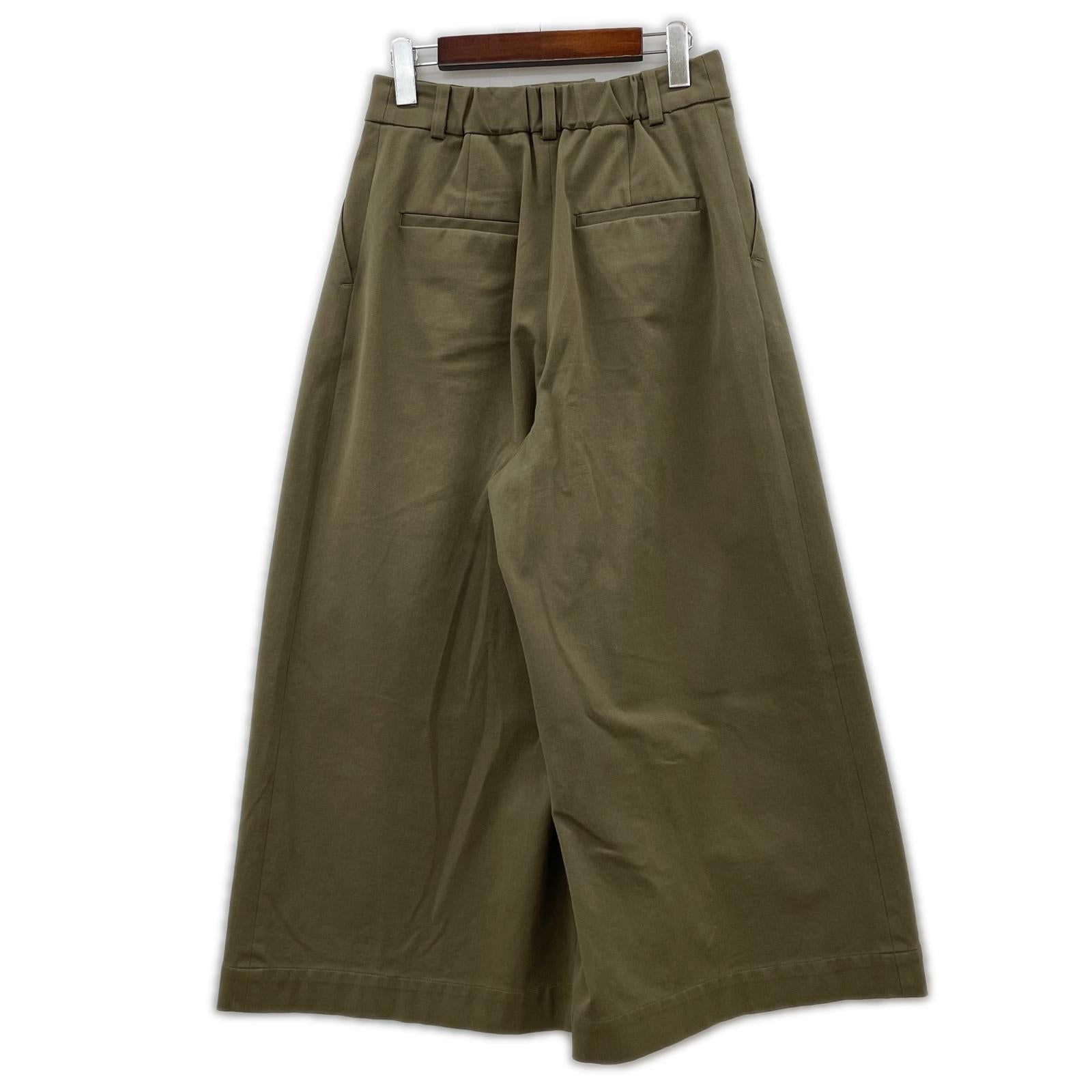 パンツ 22AW ストレッチレーヨンワイドパンツ (36) 36 カーキ