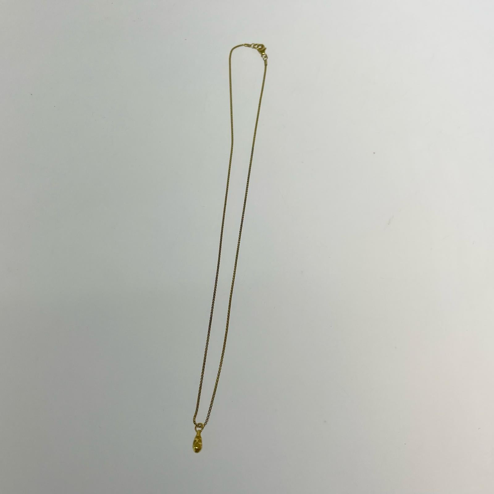 ネックレス Silver925 Drop Necklace ゴールド