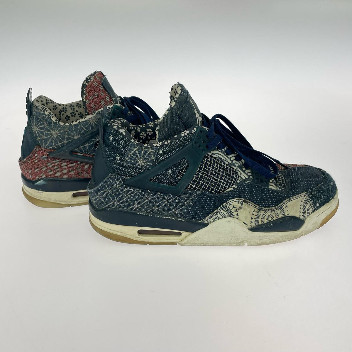 スニーカー Air Jordan 4 SE SASHIKO 刺し子 28.5cm (US10 1/2 UK10 EU47) ネイビー