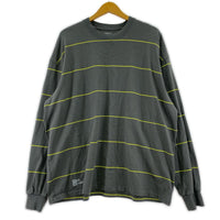 長袖Tシャツ PIN BORDER L/S TEE/L/グレー/FSC261-70261 L グレー
