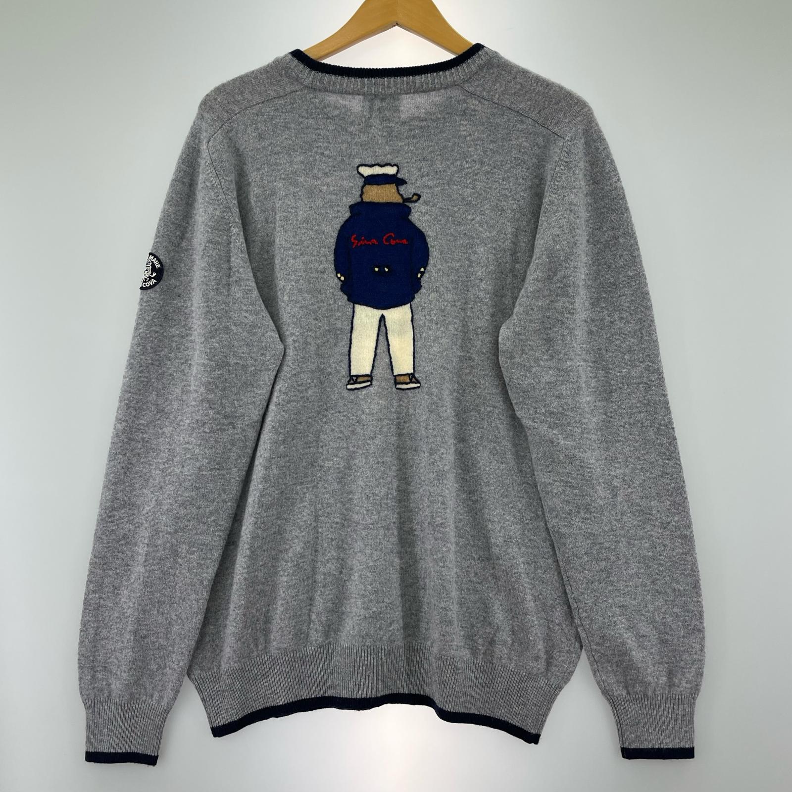 ニット SINA COVA セーター L GRY L グレー