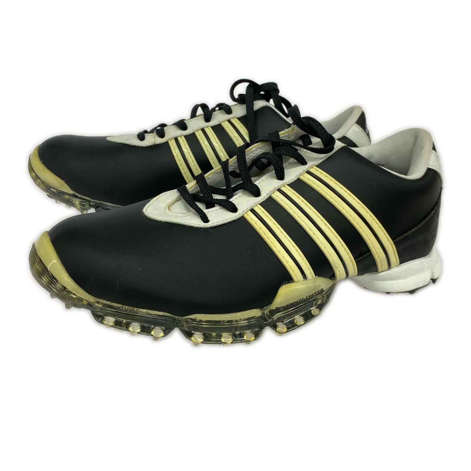 シューズ adidas ゴルフシューズ 23.5cm ブラック