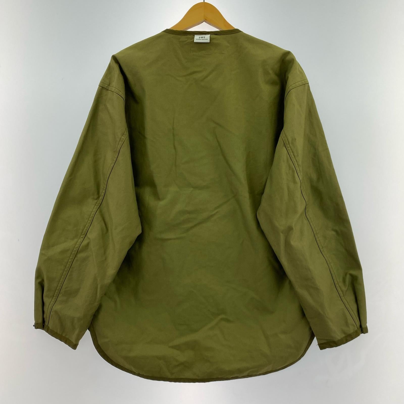 ジャケット 20AW REMNANTS SATIN LS SHIRT カーキ (1) 1 カーキ
