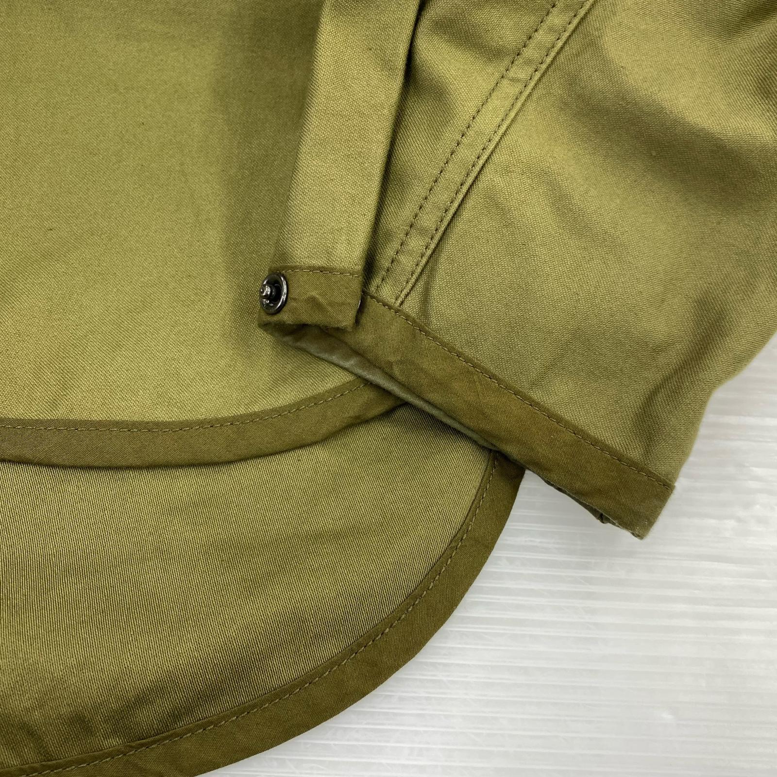 ジャケット 20AW REMNANTS SATIN LS SHIRT カーキ (1) 1 カーキ