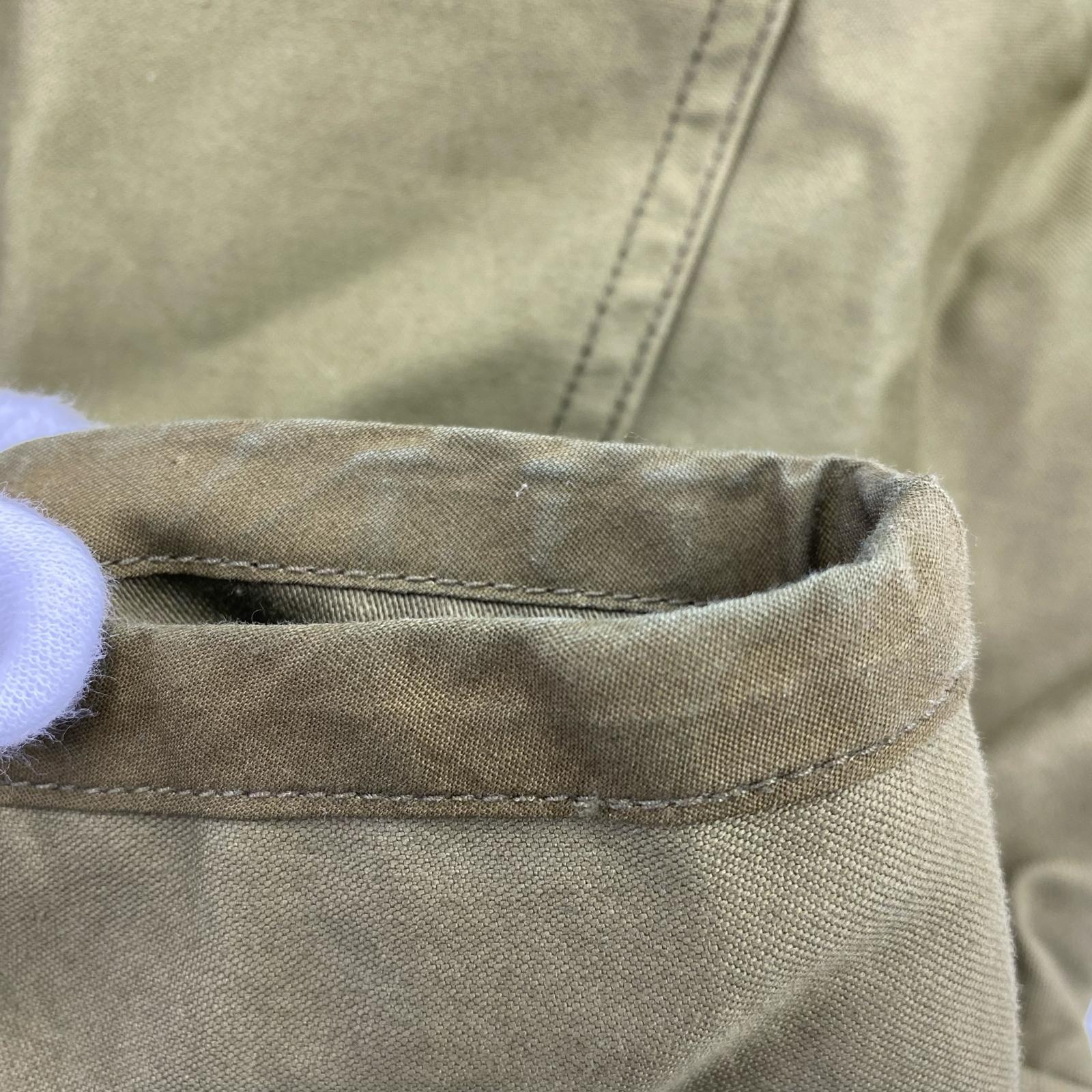 ジャケット 20AW REMNANTS SATIN LS SHIRT カーキ (1) 1 カーキ