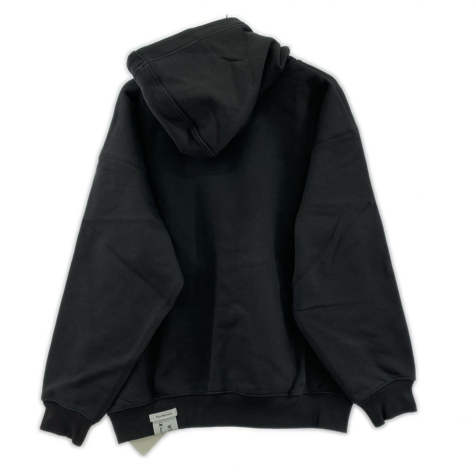 パーカー 25AW/×Champion Academy Hooded BLK M ブラック