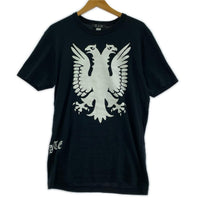 半袖Tシャツ A&G イーグルプリントTee L 黒 L ブラック