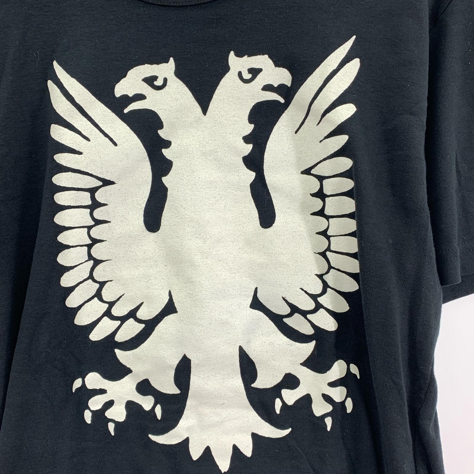半袖Tシャツ A&G イーグルプリントTee L 黒 L ブラック