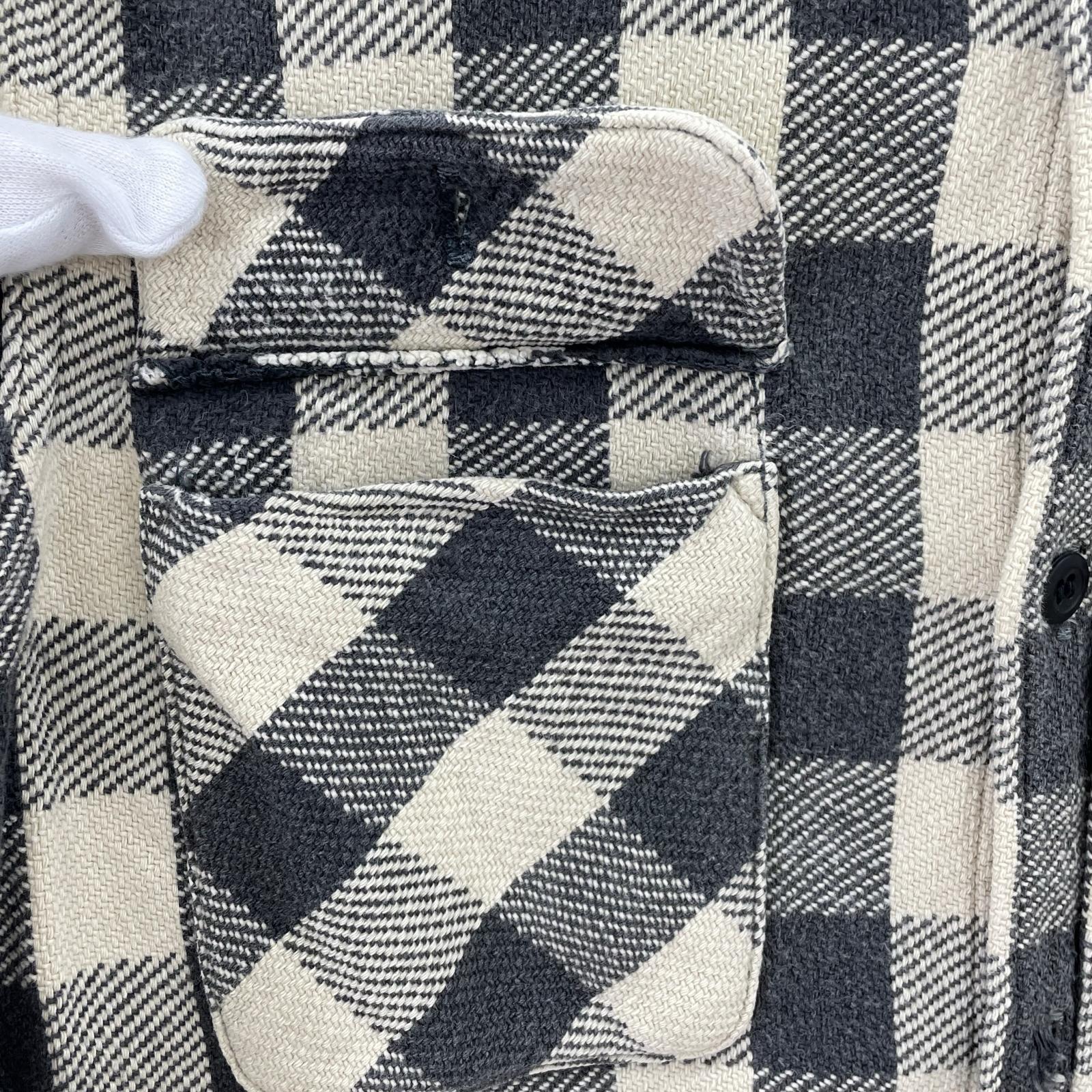 長袖シャツ DOUBBLE WORKS ネルシャツ (38) 38
